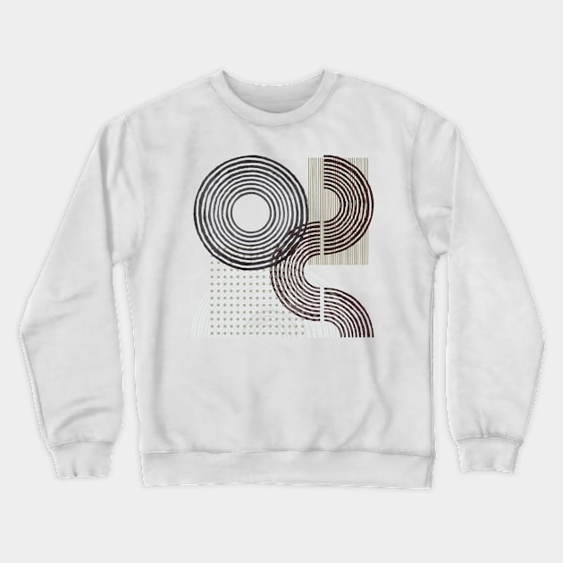 Natural Geometry QT DB-8 Crewneck Sweatshirt by Dez53